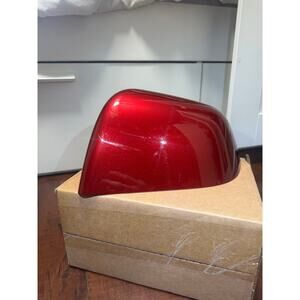 Tesla Driver Side Rear View Mirror Cover - Red Replacement Part